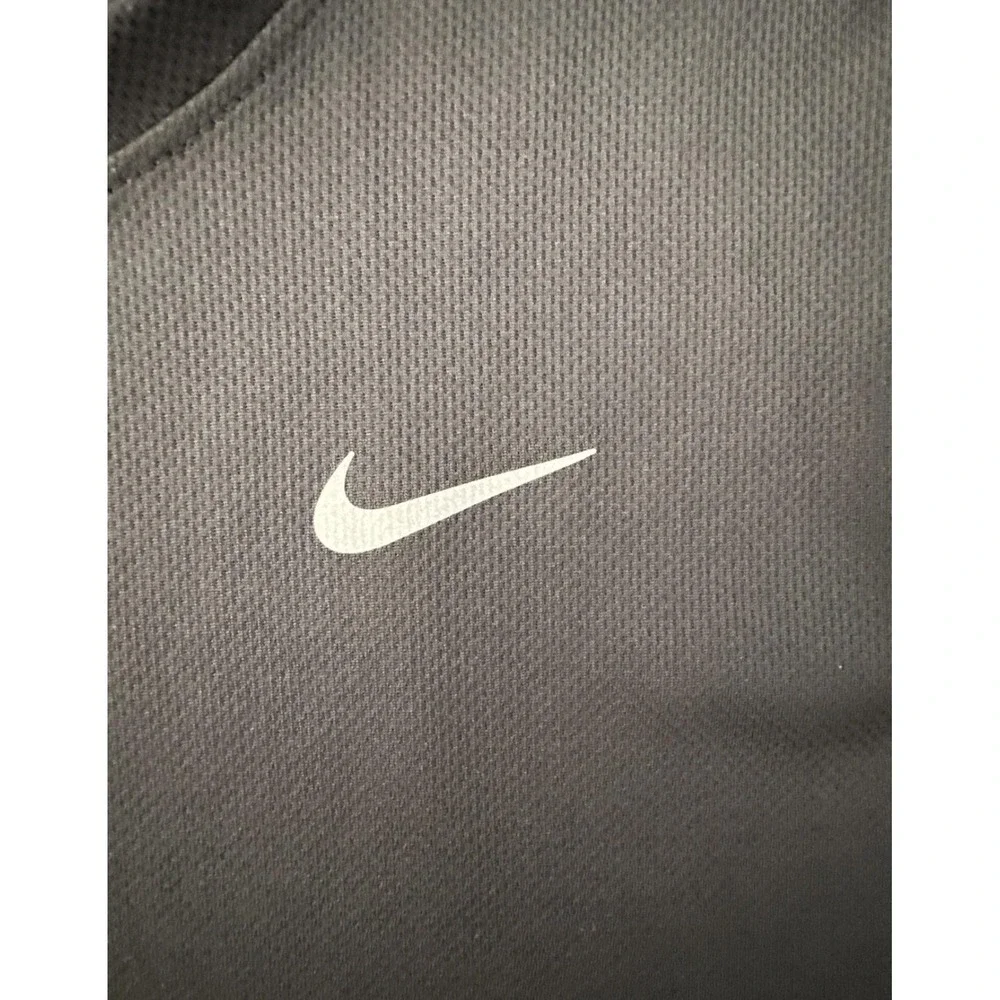 Nike Dri-FIT Shirt Womens Medium‎ Black Short Sleeve Running Top 679322-010